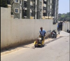 Cauvery Water Connection Update – Road cutting Work Started