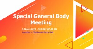 Minutes of Special General Body Meeting (SGM) – 9th March 2025